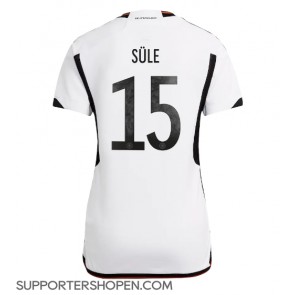 Tyskland Niklas Sule #15 Hemma Matchtröja Dam VM 2022 Kortärmad